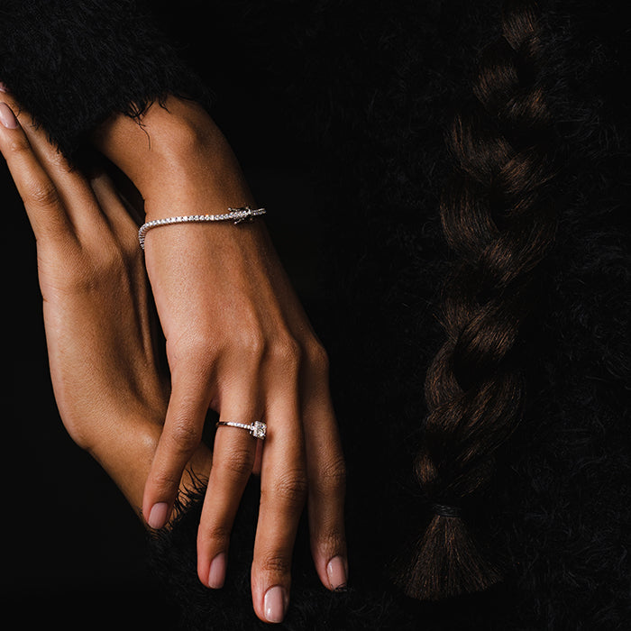 Moissanite Tennis Bracelet on 925 Silver