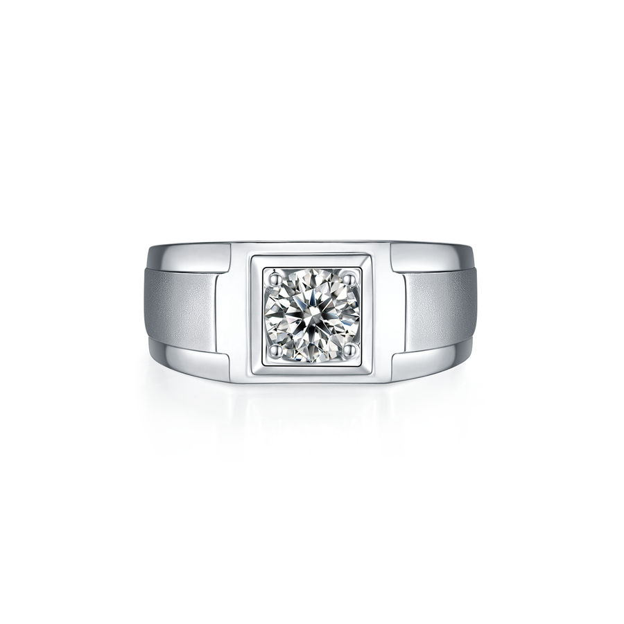 Anello Con Maglie Cubane In Moissanite Da 12 Mm, Fascia Hip Hop